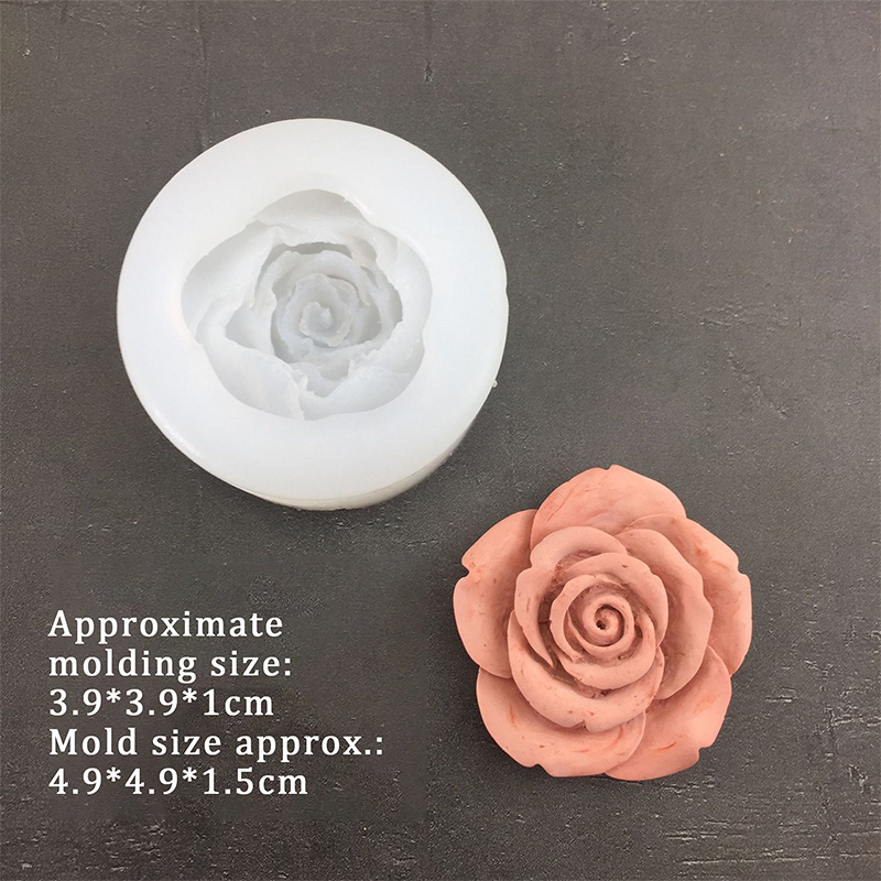 バラの形をした3Dシリコン型,葉,フォンダン,チョコレート型 - Candle Making Tutorial のレビューと価格