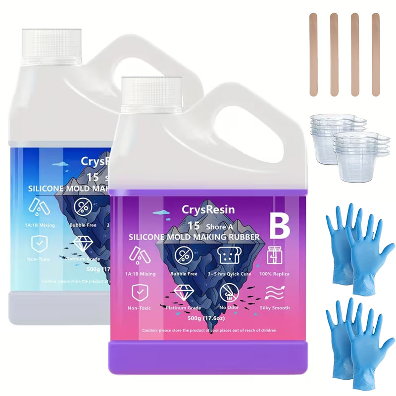 500ml 2本入り 液体シリコン モールド作成用、ソフトで - Candle Making Tutorial のレビューと価格