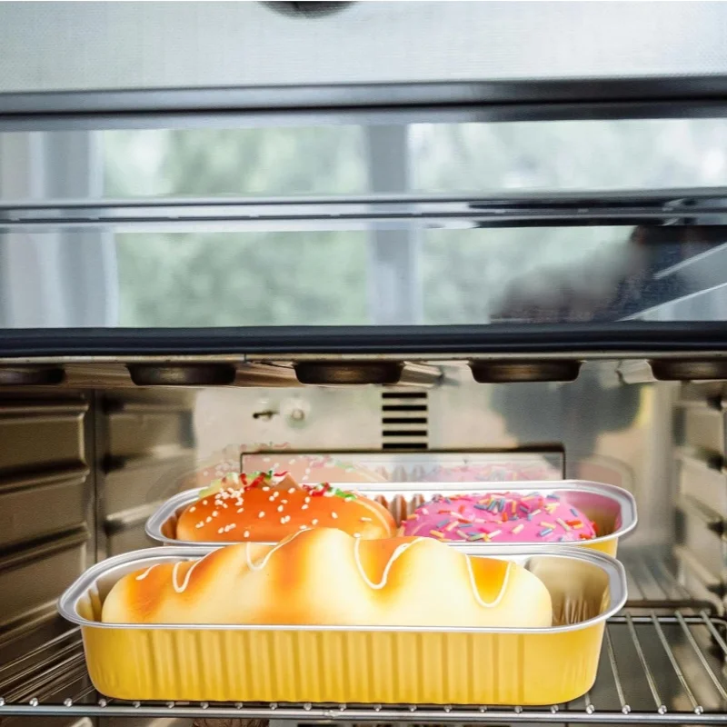 10個入り、使い捨てのアルミホイル製食品トレー。透明な蓋付き - Tin Container Lid のレビューと価格